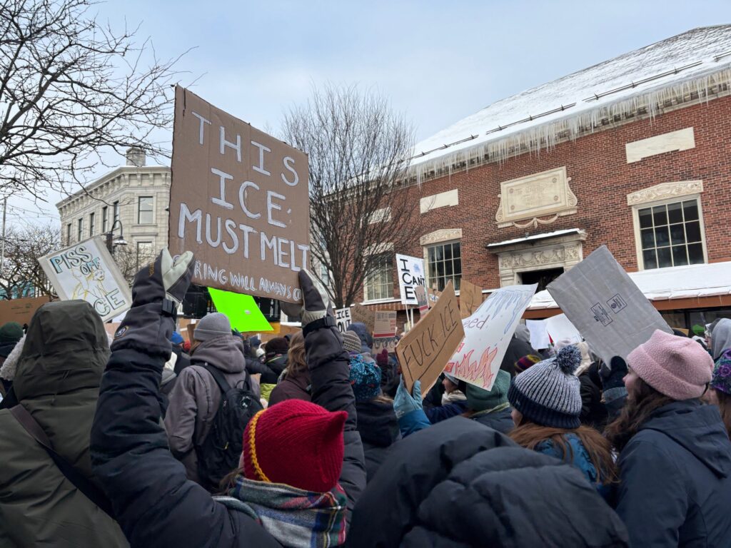 'ICE Out' Rally Draws Huge Crowd in Burlington