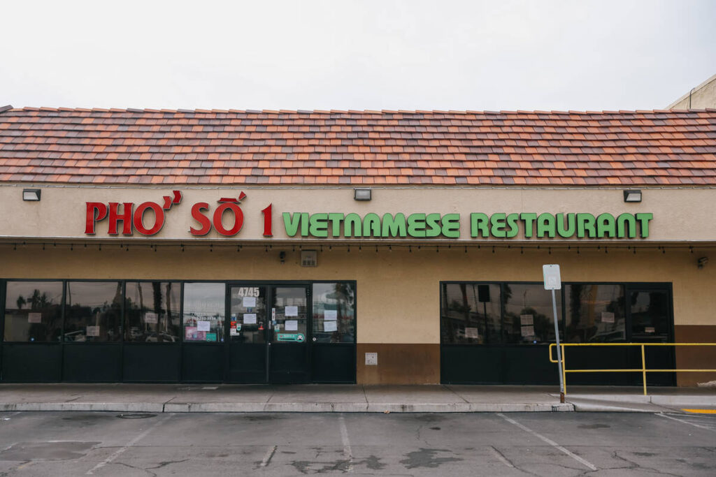 The exterior of the now-closed Phở Số 1, which has shut down after 31 years in op ...