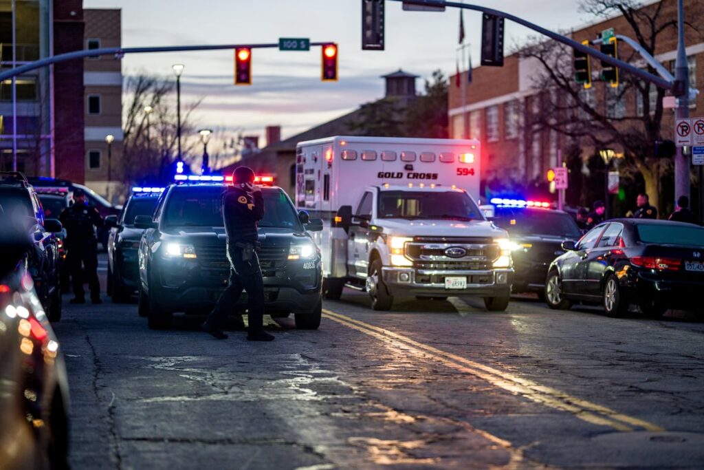 Police and ambulances responded to a house near the U. Wednesday. This is why.