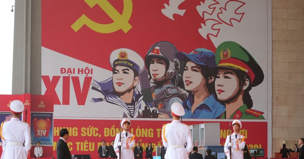 Vietnam party meeting opens with leadership and economic growth on the line