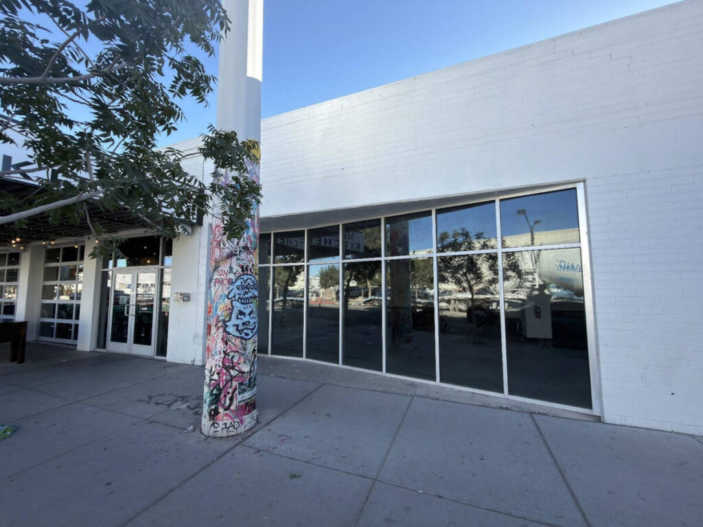 The exterior of 1309 S. Commerce St. in the Arts District of Las Vegas. A new bar is planned fo ...