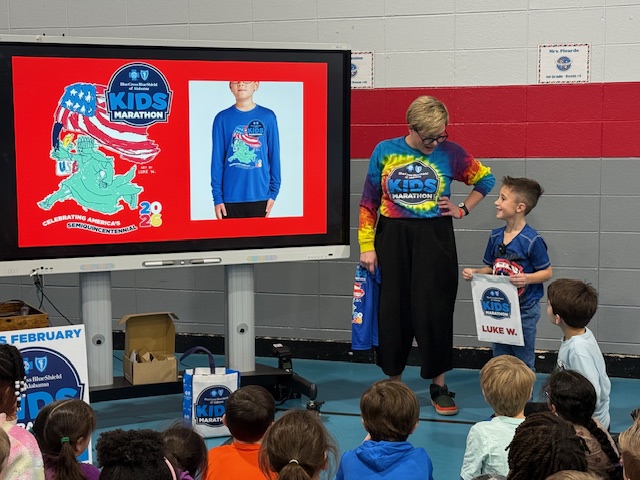 BCBSAL Kids Marathon t-shirt design winner