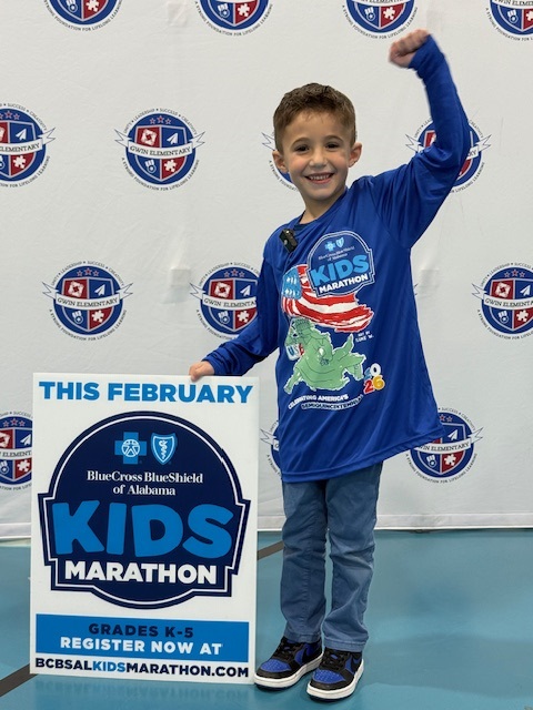 BCBSAL Kids Marathon t-shirt design winner