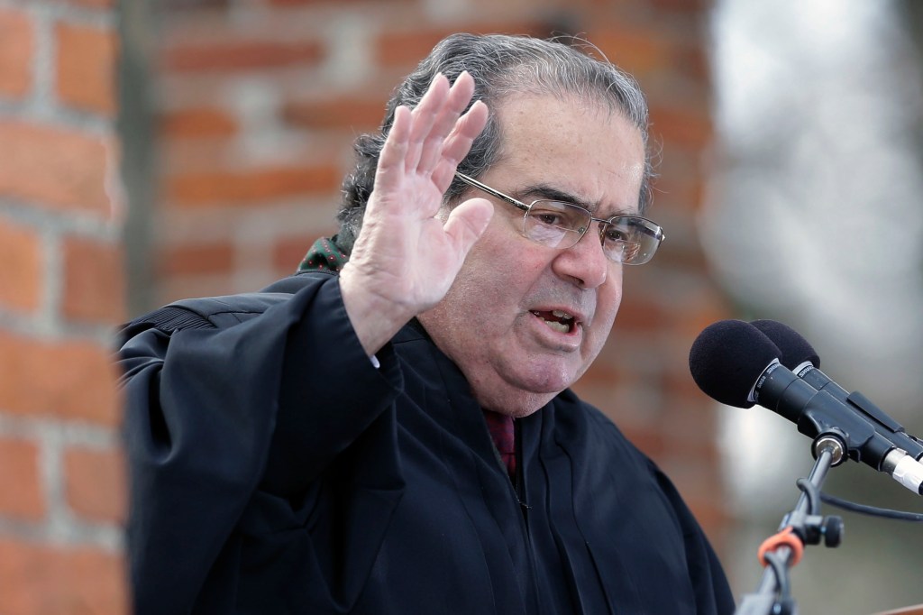 February 13, Supreme Court Justice Antonin Scalia found dead