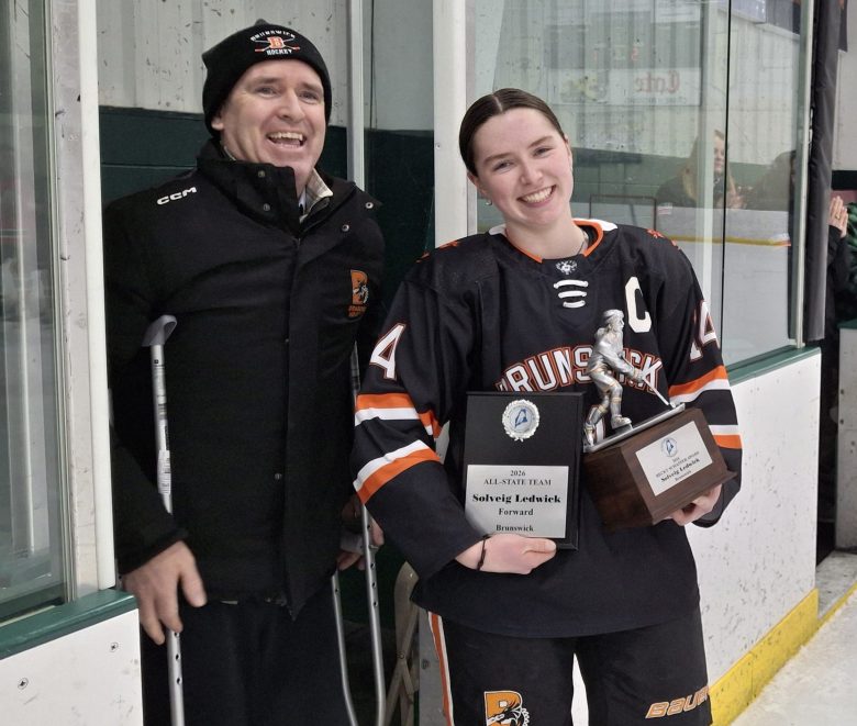 Brunswick girls hockey’s Solveig Ledwick wins Becky Schaffer Award