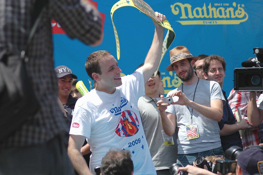 Joey Chestnut to take on food challenge at Birmingham Barons game, May 28