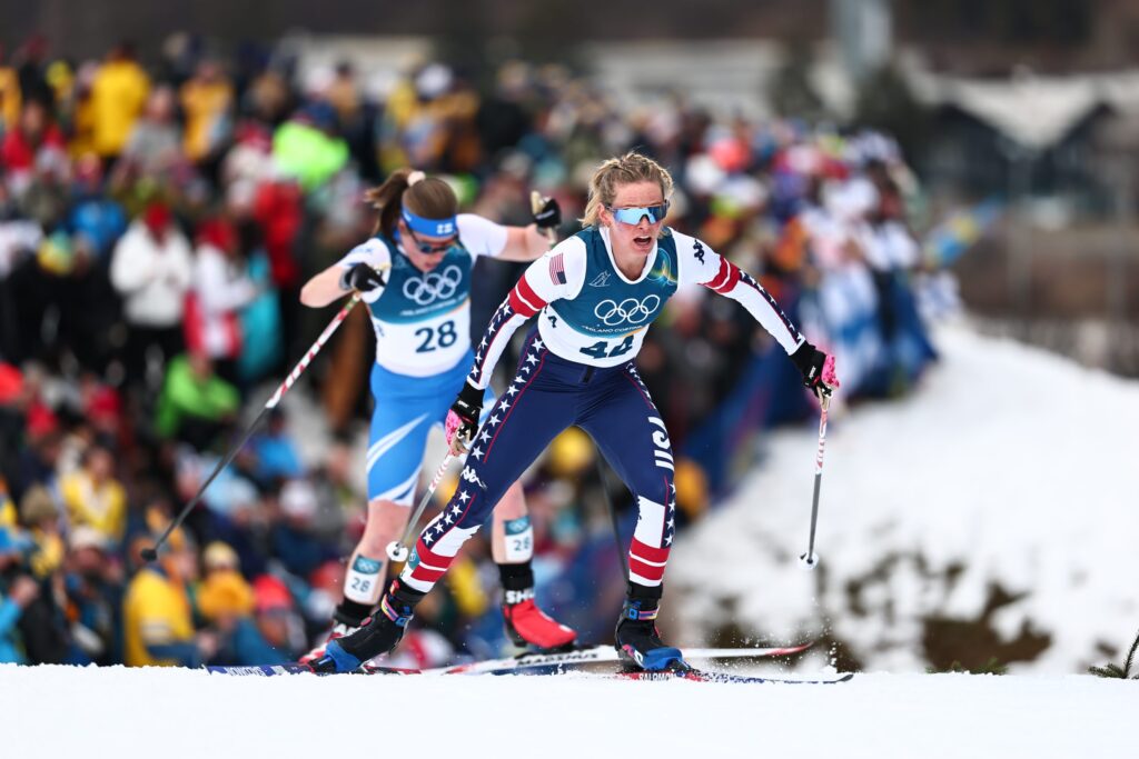Jessie Diggins Wins Bronze in 10K Women's Freestyle