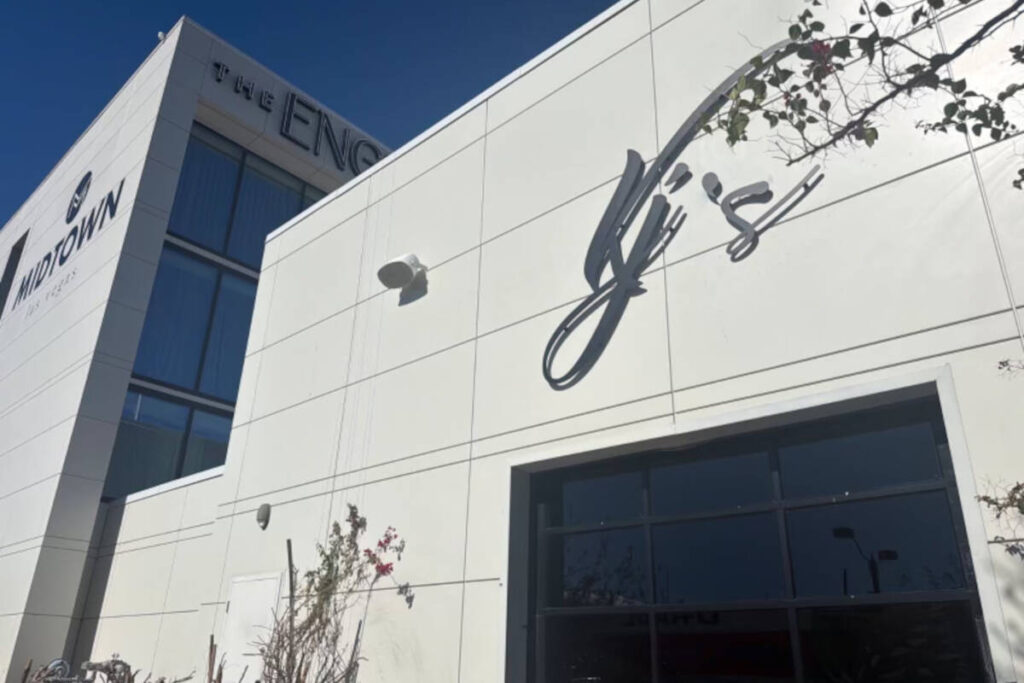 The exterior of KJ's restaurant, the replacement for the former Pepper Club restaurant fro ...