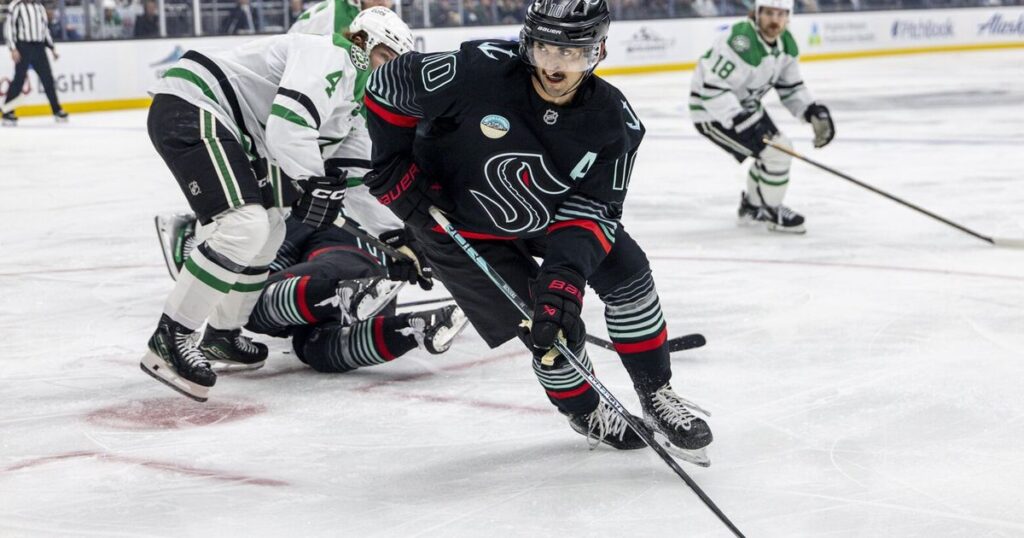 Kraken’s Matty Beniers gets to gloat after Team USA’s golden Sunday