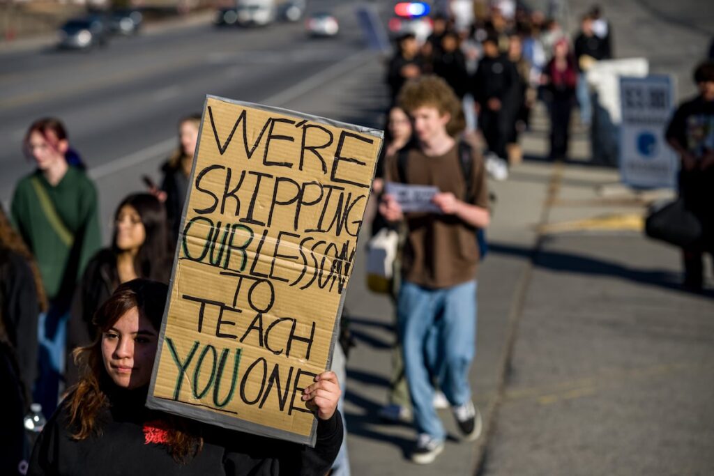 Why students are walking out of schools