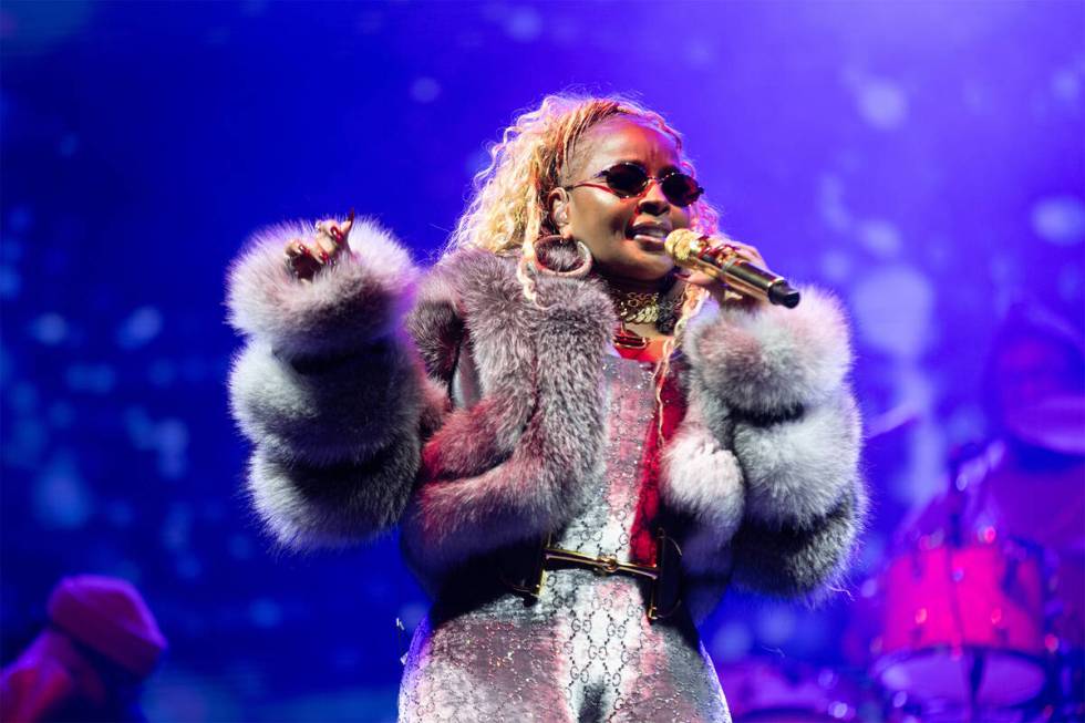 Hip-hop soul queen Mary J. Blige returns to town in May. (Jay Wiggins/The Associated Press)