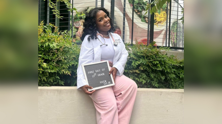 After a decade as a Yale hospital janitor, she is now a doctor there