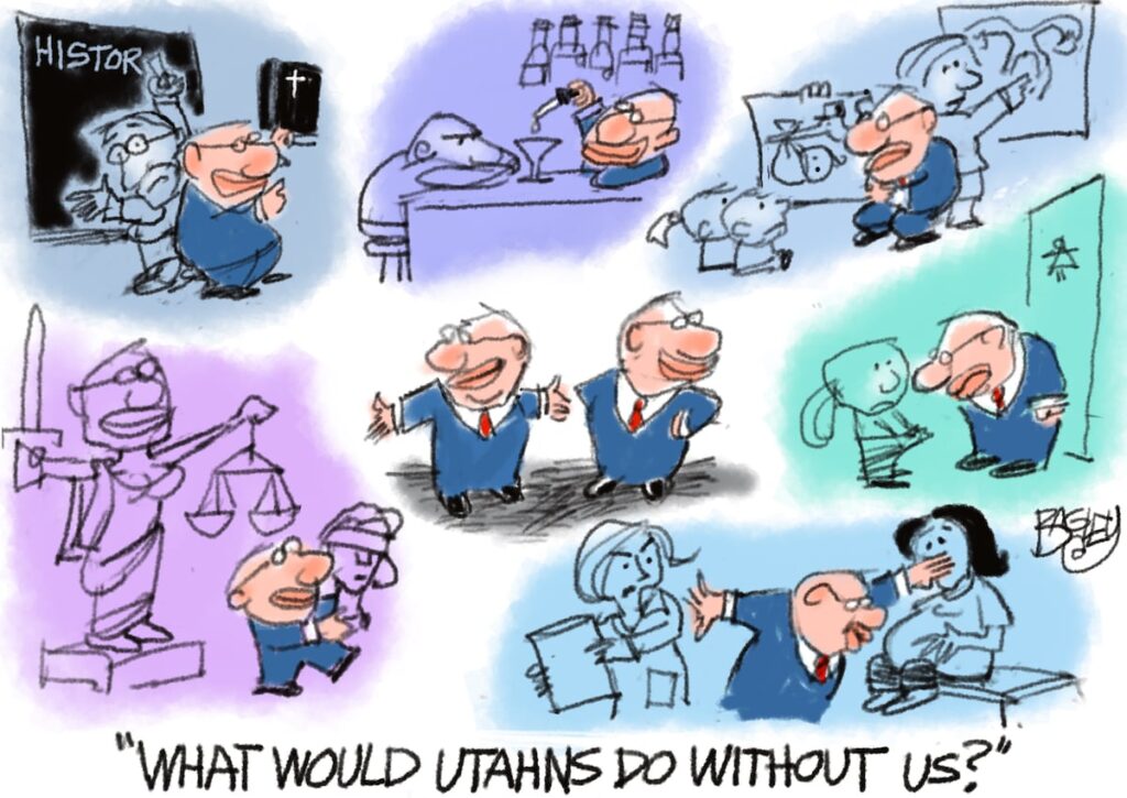 Bagley Cartoon: All Up in Your Business