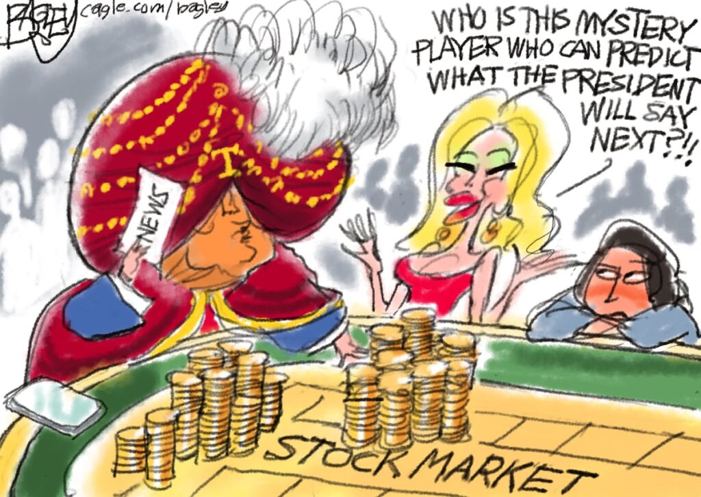 Bagley Cartoon: Casino Con Man