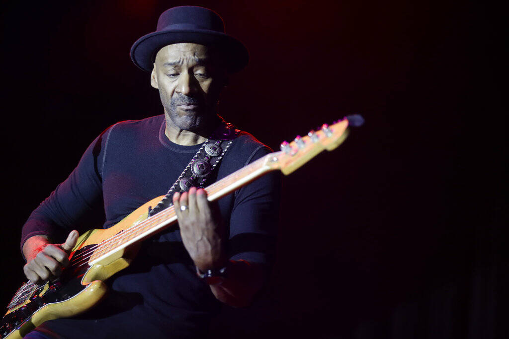 U.S. bassist Marcus Miller performs during a concert at the Alcatraz, in Milan, Italy, Tuesday, ...
