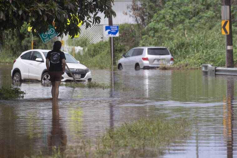 MEMA issues evacuation warnings for parts of Molokai as heavy rain hits island