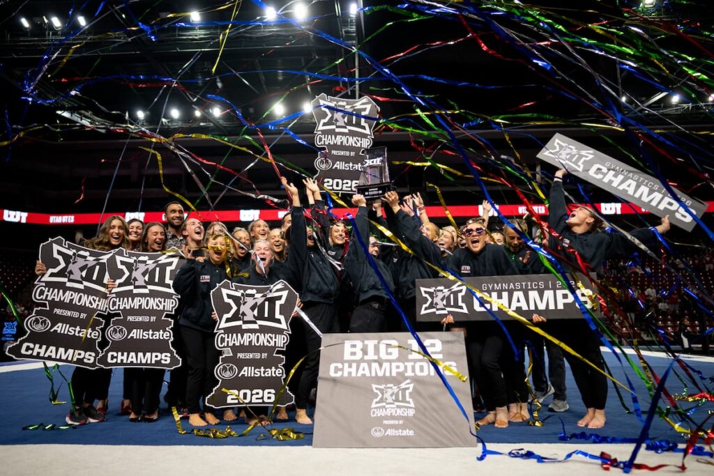 Utah Red Rocks gymnastics secures its 2nd consecutive Big 12 championship