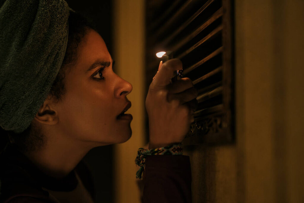 Caption: ZAZIE BEETZ as Asia in New Line Cinema/Nocturna’s “They Will Kill You,&# ...