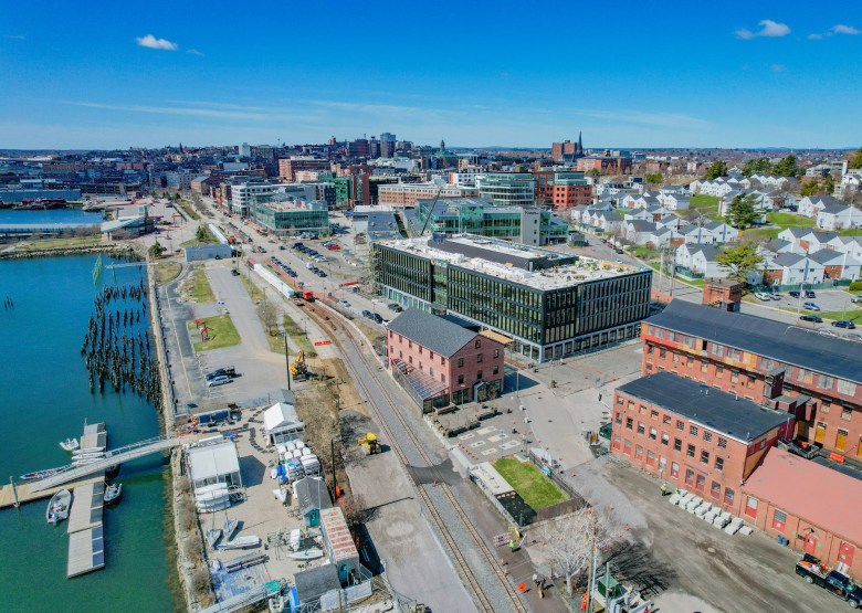 waterfront retail space on Portland Foreside