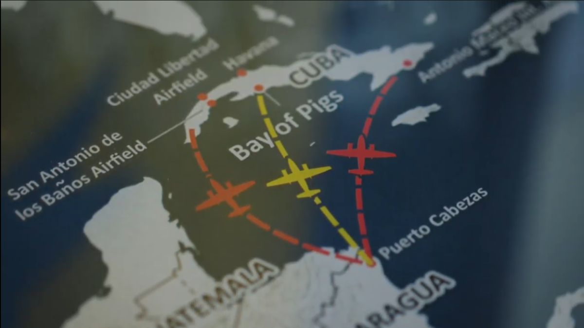 strike map of bay of pigs