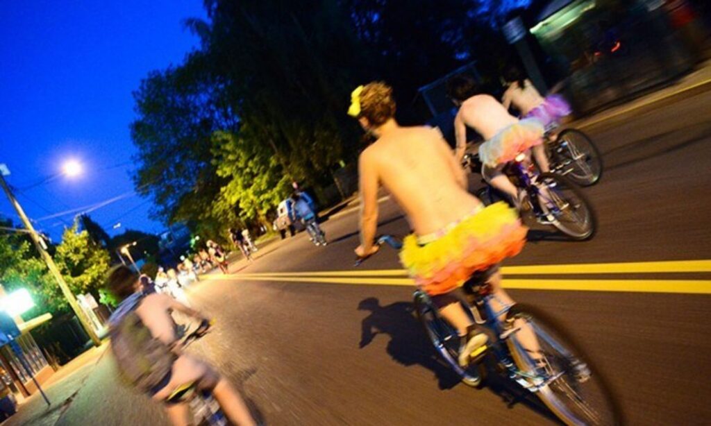 Portland’s World Naked Bike Ride