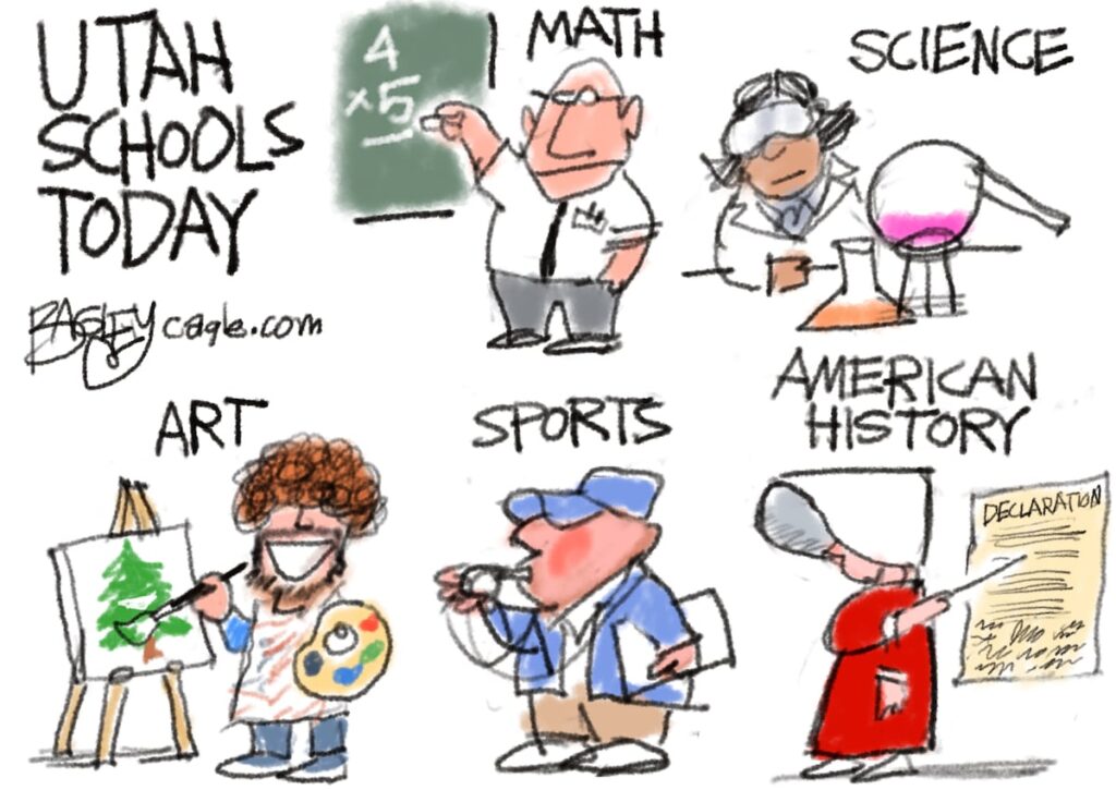 Bagley Cartoon: Lower Education - The Salt Lake Tribune