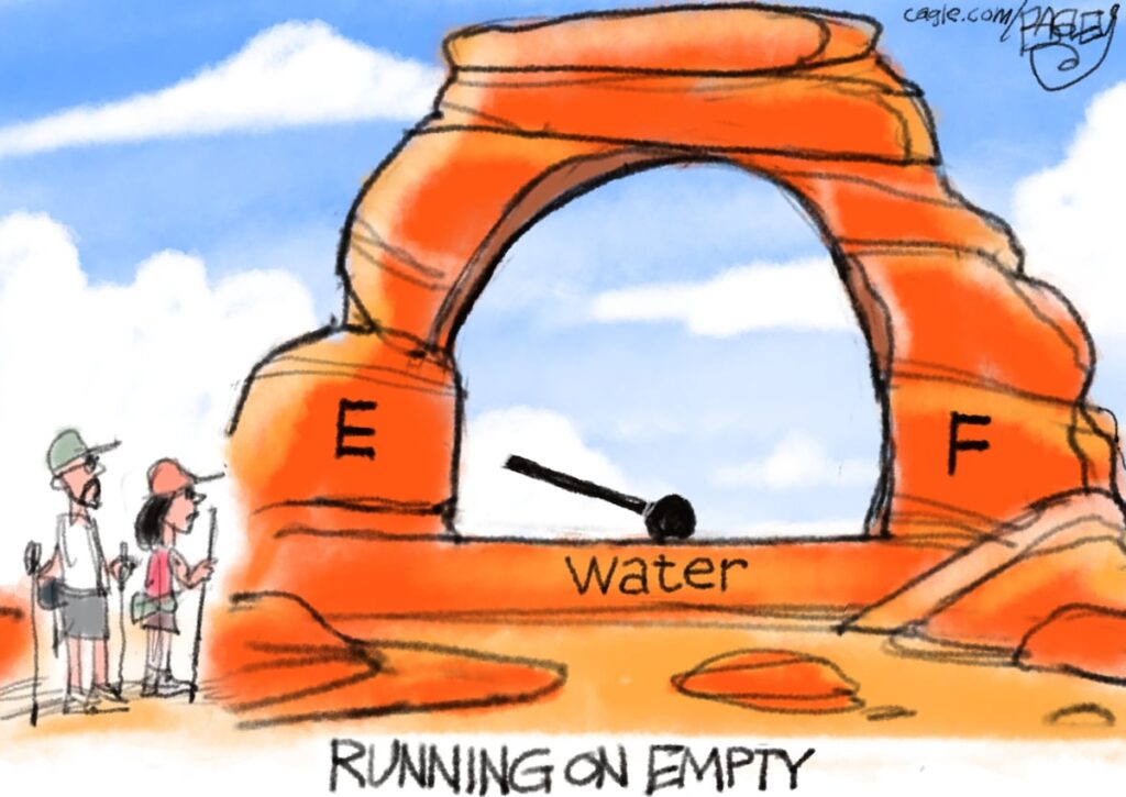 Bagley Cartoon: Running on Empty