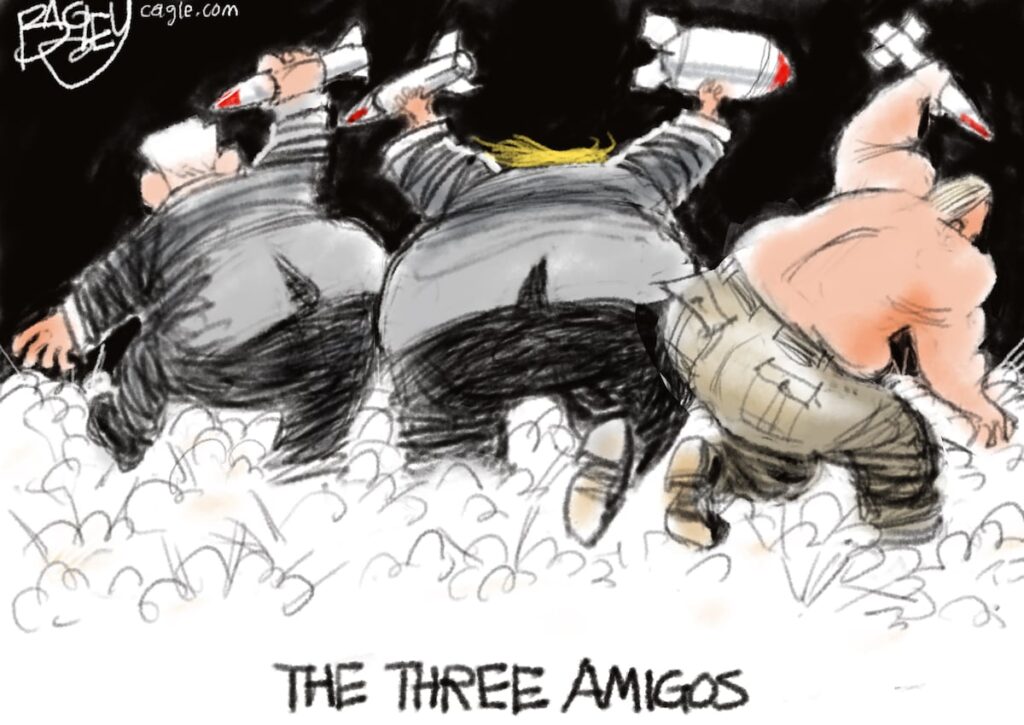 Bagley Cartoon: The Three Amigos
