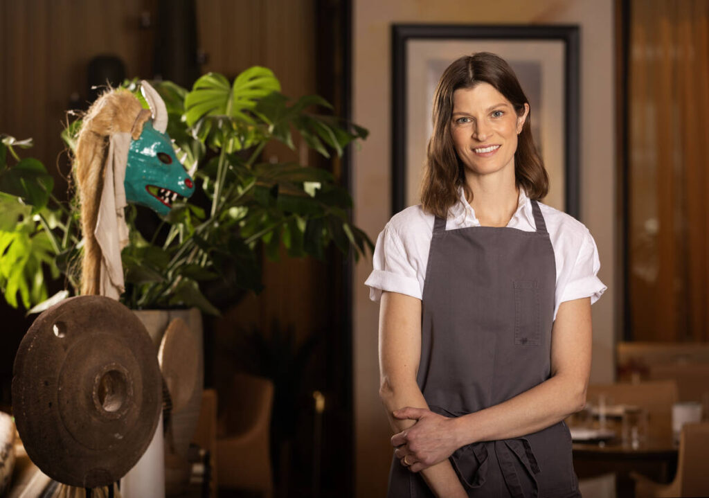 Executive chef Sarah Thompson at Casa Playa in Encore Las Vegas on Thursday, March 5, 2026. (Be ...