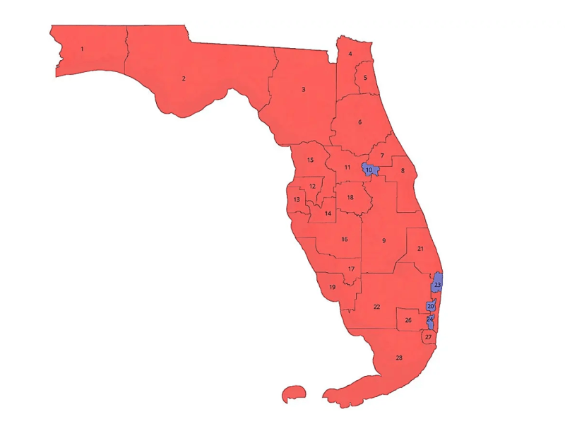 DeSantis’ new congressional map aims to add four GOP seats