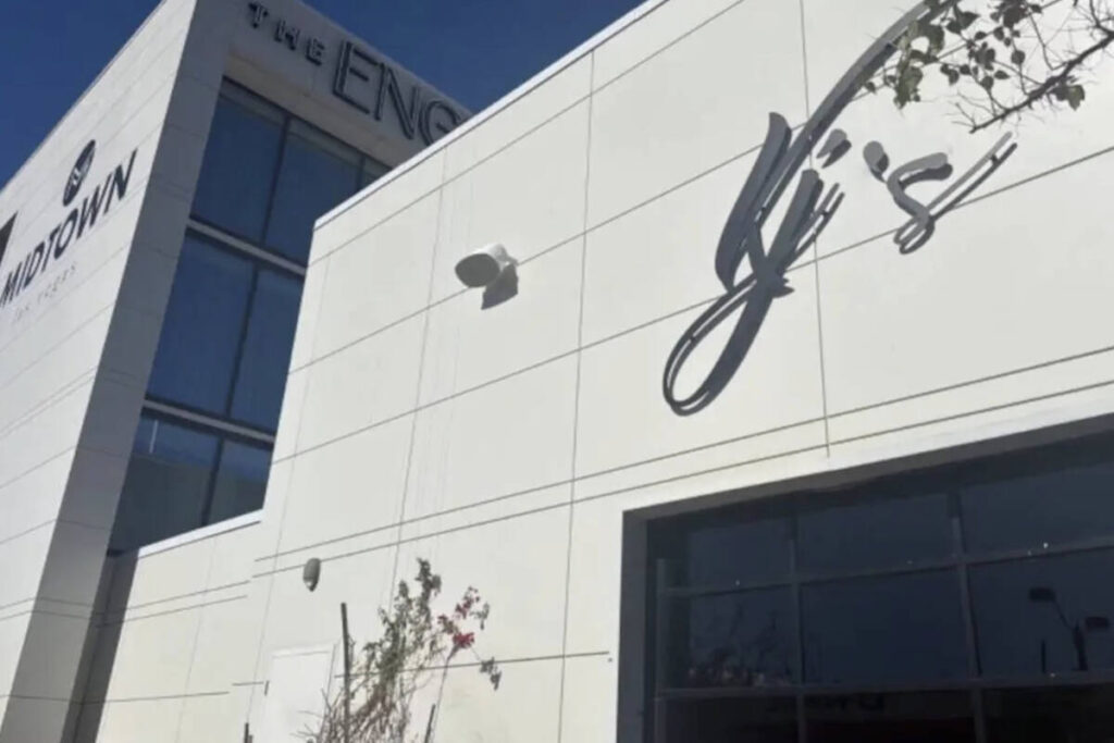 The exterior of KJ's restaurant at The English Hotel in downtown Las Vegas. (KJ's)