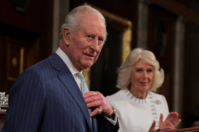 King Charles urges U.S.-U.K. unity in speech to Congress amid Iran tensions