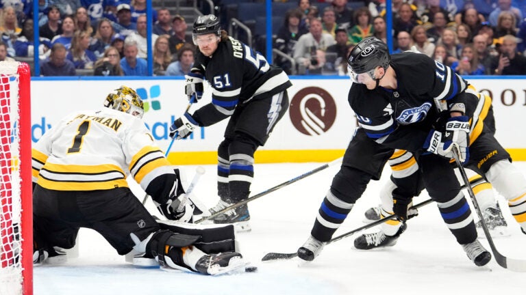Lightning beat the Bruins 3-1 hours after securing a playoff spot