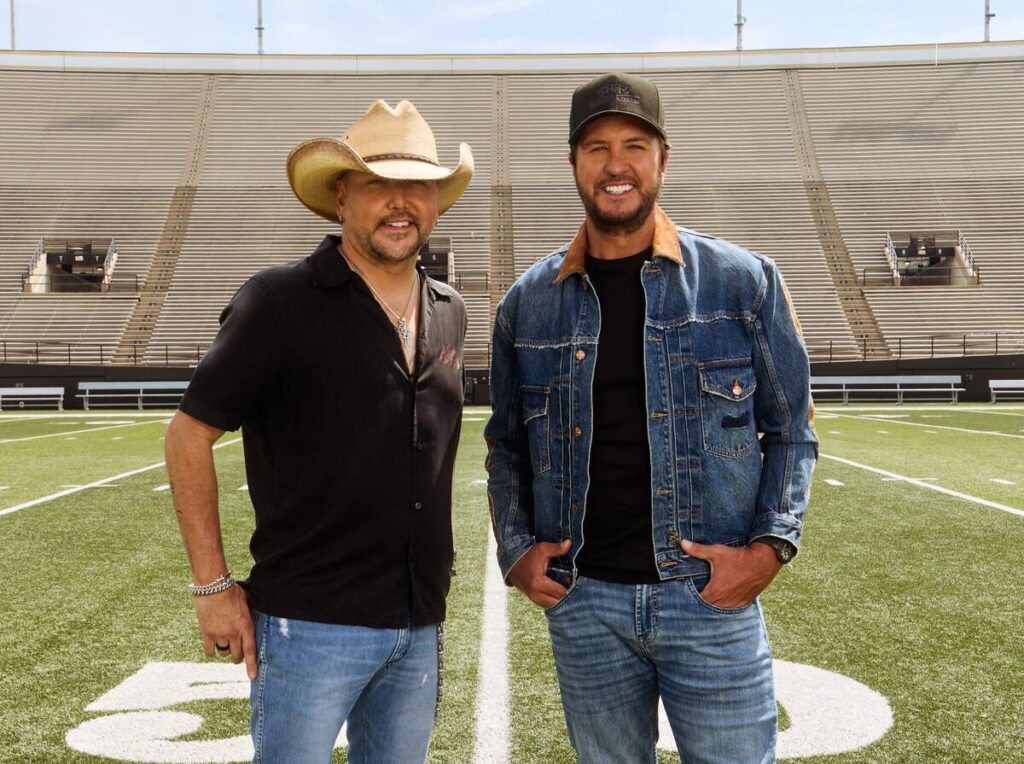 Jason Aldean and Luke Bryan are co-headining "Double Down Tour," playing Allegiant Stadium on D ...