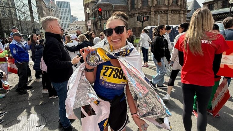 She is running Boston in honor of her mother who died of brain cancer