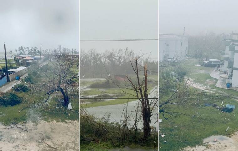 Super Typhoon Sinlaku slams Saipan, Tinian, causing widespread damage