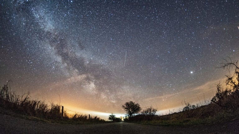 The Lyrid meteor shower is visible now and peaking soon. Here's how to spot it.