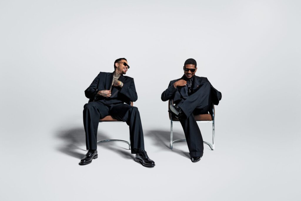 L-R: Chris Brown returns to Birmingham with Usher Raymond for The R&B Tour on July 28. (Julian Buchan / BJCC)