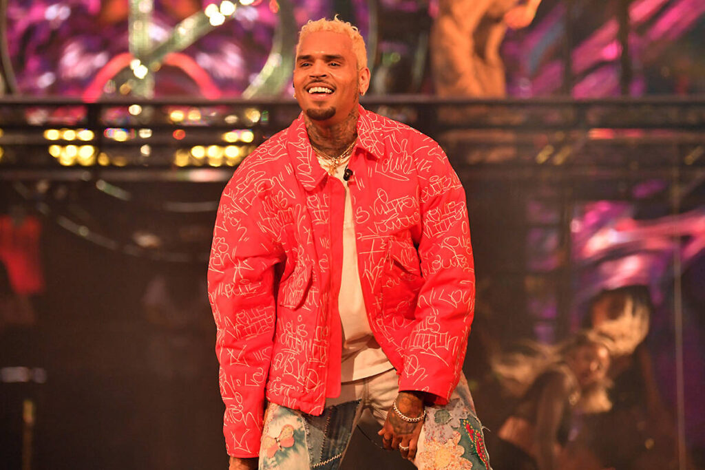 Singer/songwriter Chris Brown performs during the first show of his residency at Drai's Nightcl ...