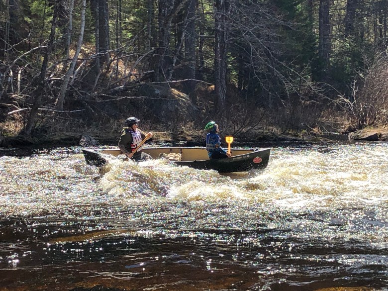 Paddlers flock to Machias River for April race
