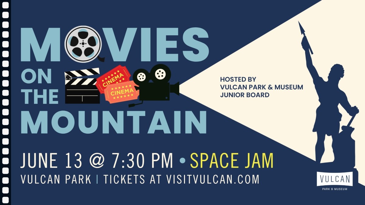Watch "Space Jam" at Vulcan on June 13—get tickets now 4 event graphic for movies on the mountain
