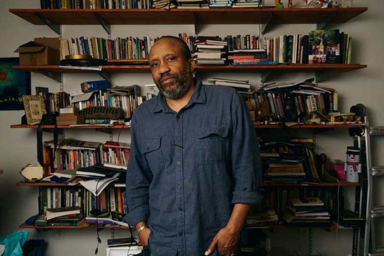 Fred Joiner poses for a portrait in his home. Photo by Matt Ramey.