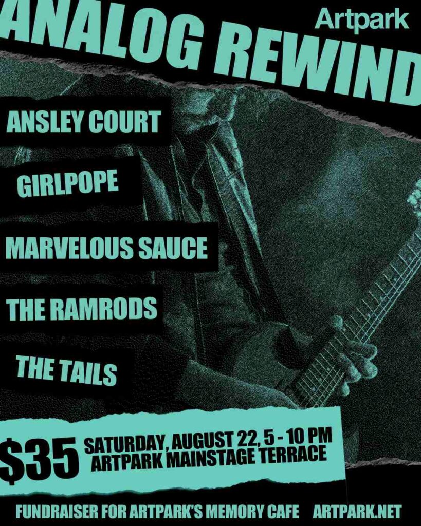 Analog Rewind - A Reunion of 5 Iconic Alt-Rock Buffalo Bands Coming Together For A Great Cause at Artpark’s Mainstage Terrace on August 22, 2026