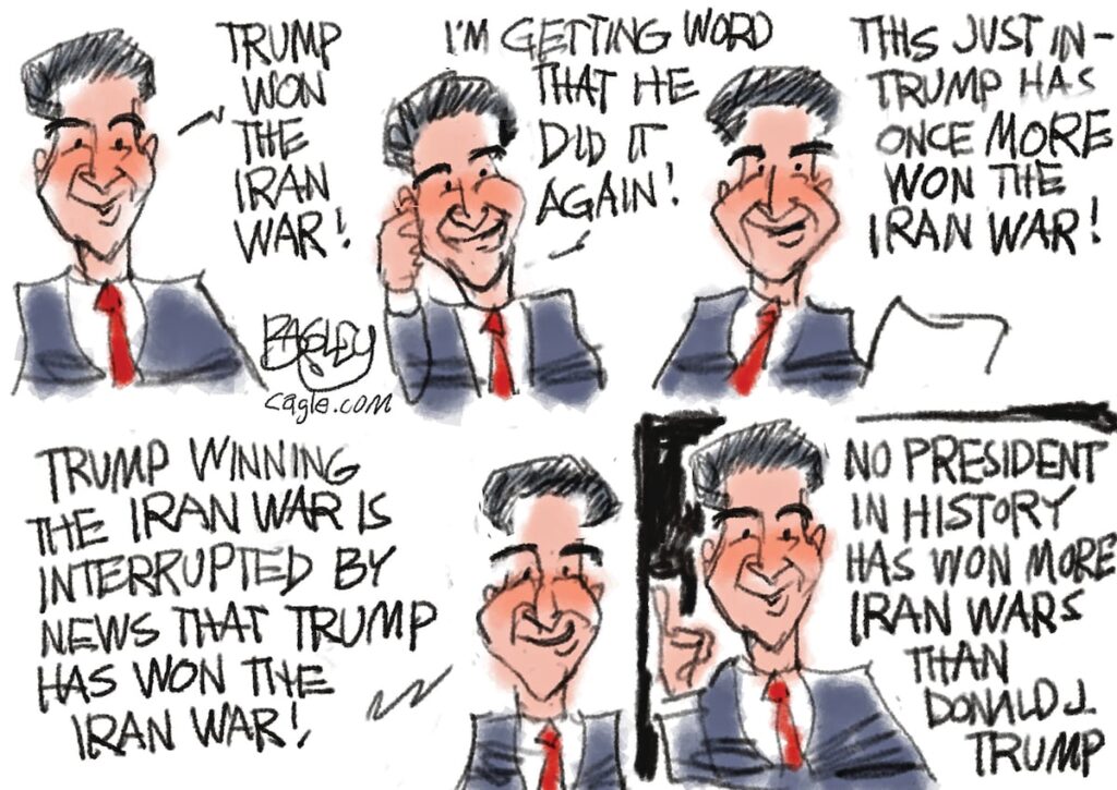 Bagley Cartoon: Tired of Winning