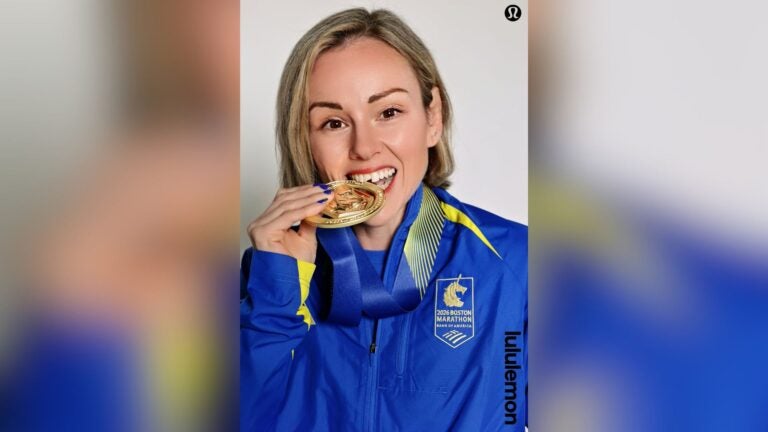Boston Marathon finisher got her tooth chipped by her medal