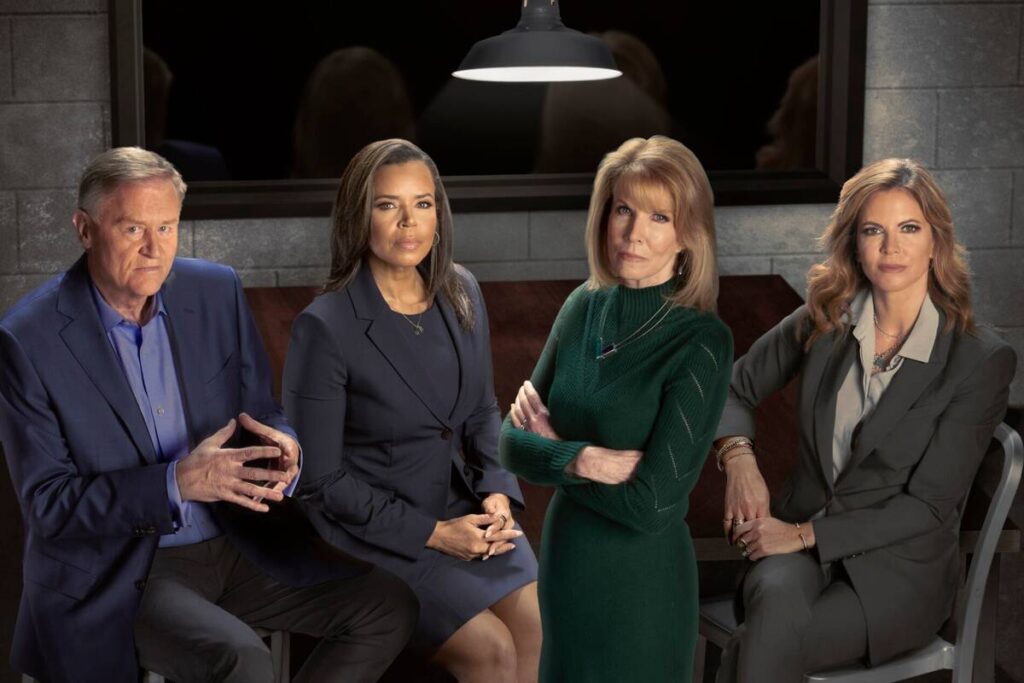 "48 Hours" correspondents: Peter Van Sant, Anne-Marie Green, Erin Moriarty, and Natalie Morales ...