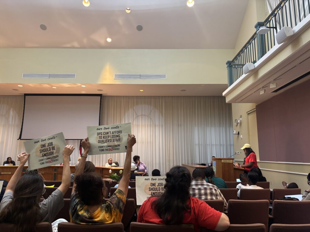DAE Keeps Pressure on County to Raise Durham Public Schools Wages
