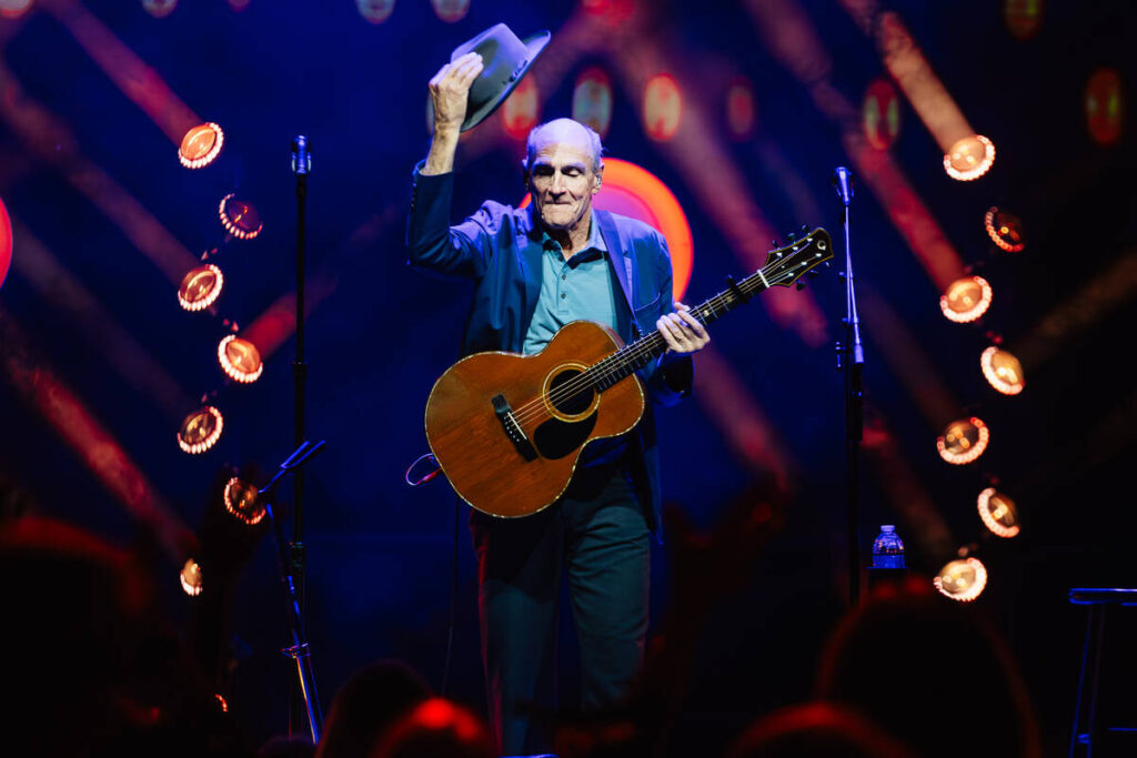 James Taylor performs at The Chelsea at the Cosmopolitan Sunday, May 10, 2026, in Las Vegas. (M ...