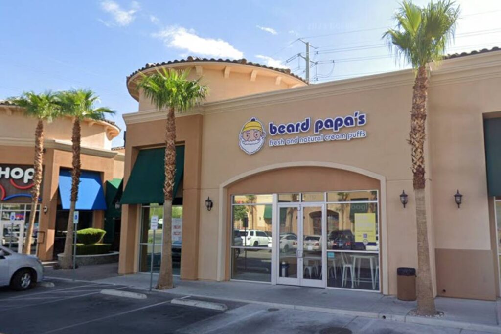 Beard Papa's is seen in Las Vegas via Google Maps in August 2024. (Google Street View)