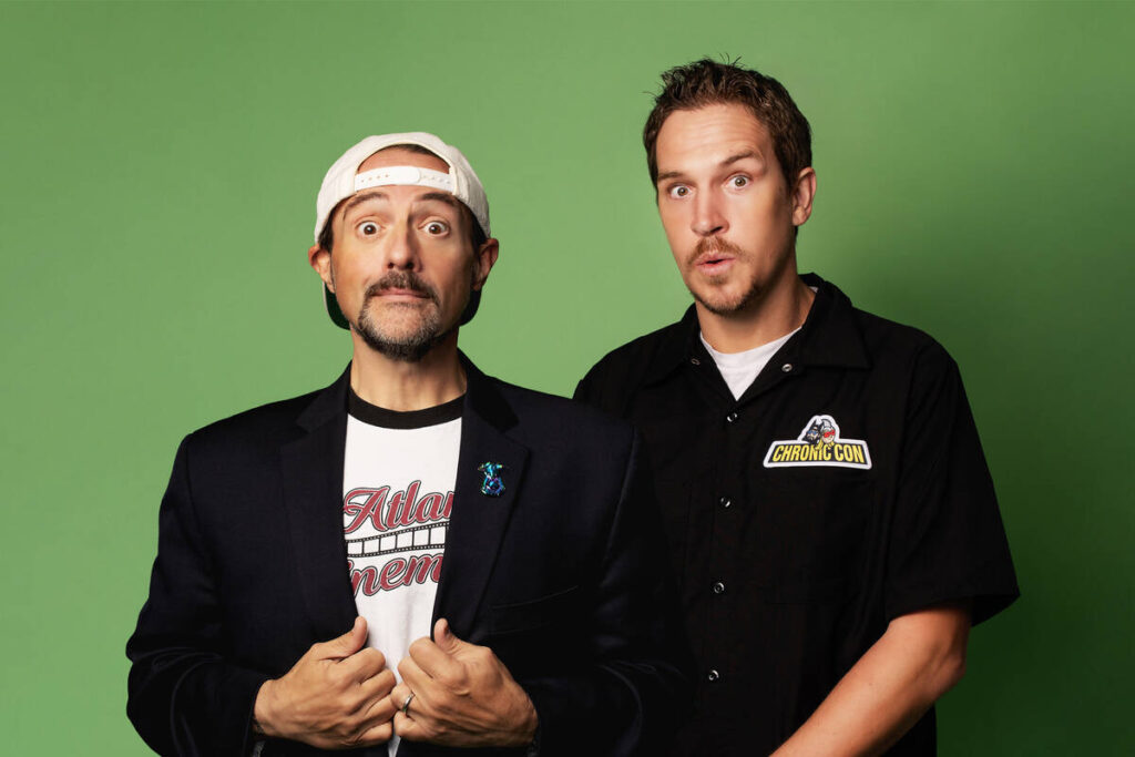 Kevin Smith (left) and Jason Mewes return to Las Vegas in October. (KF Publicity)
